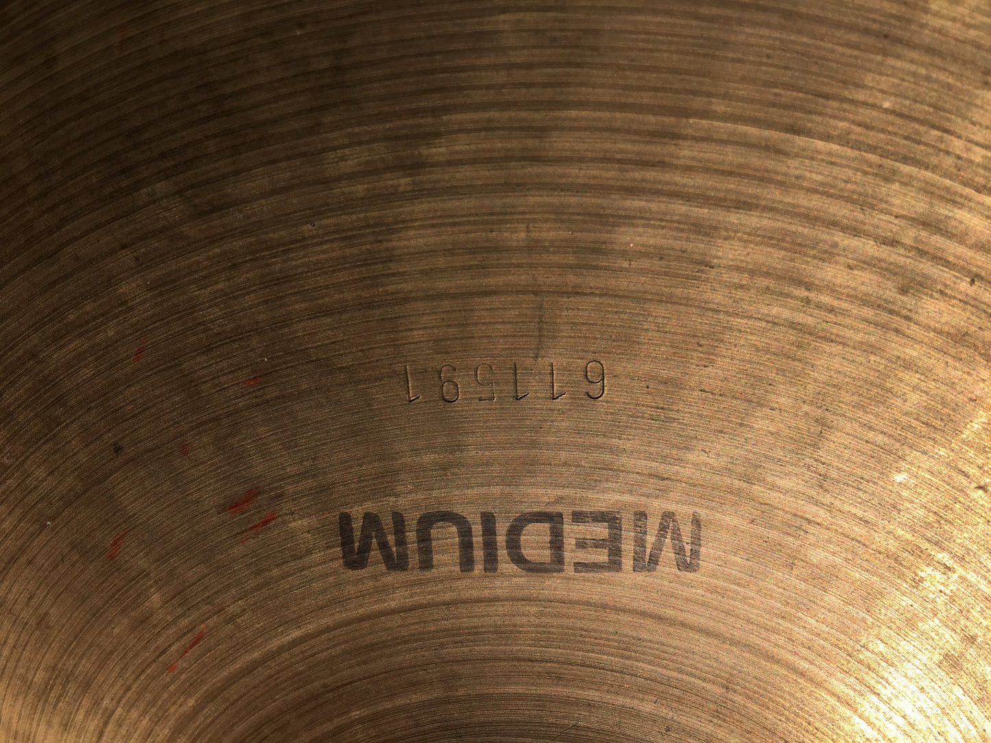 16” Paiste 1976 2002 Black Label Medium Crash Cymbal 1134g #542