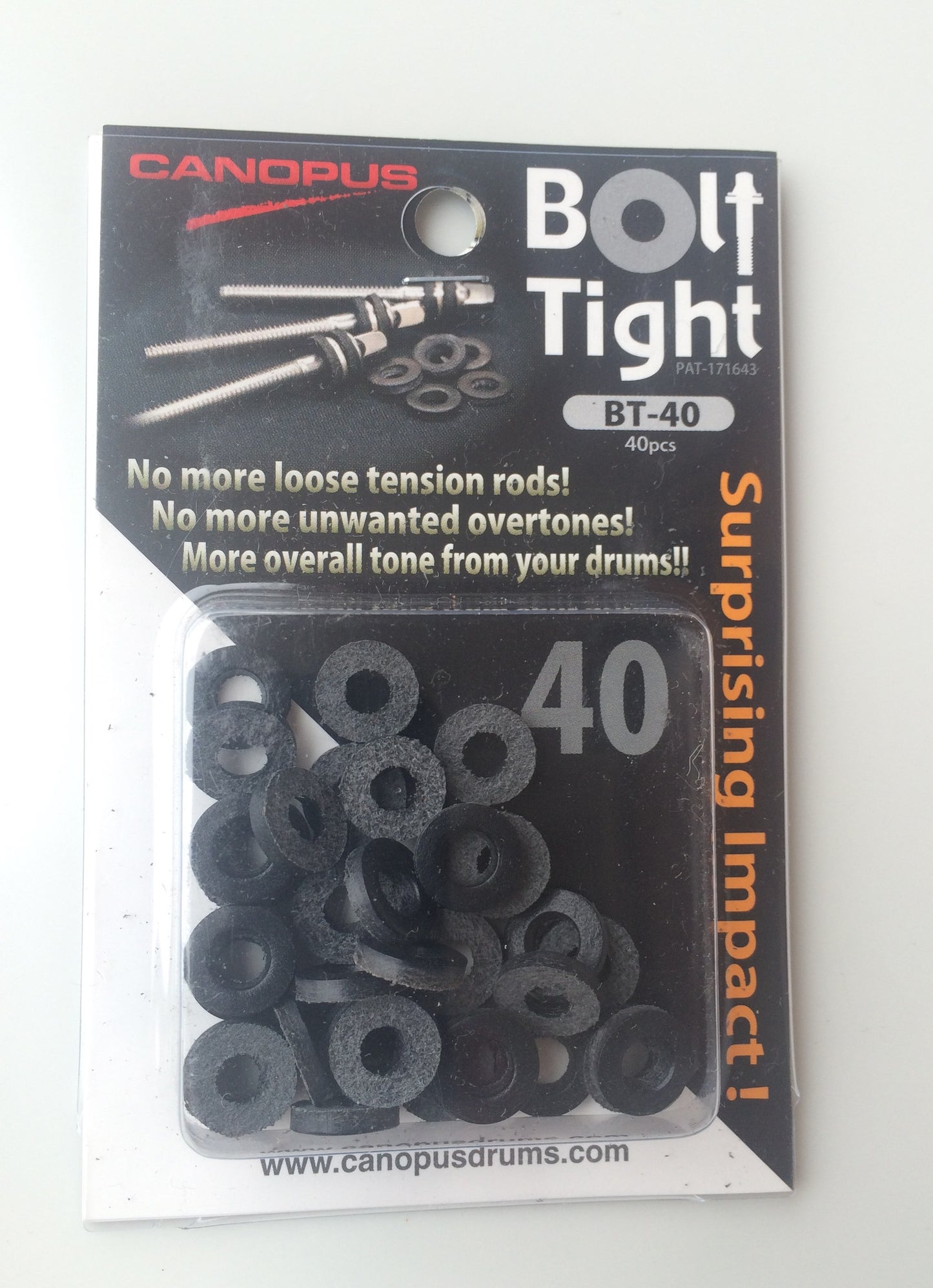 Canopus Bolt Tight for tension rods - New Lower Price!