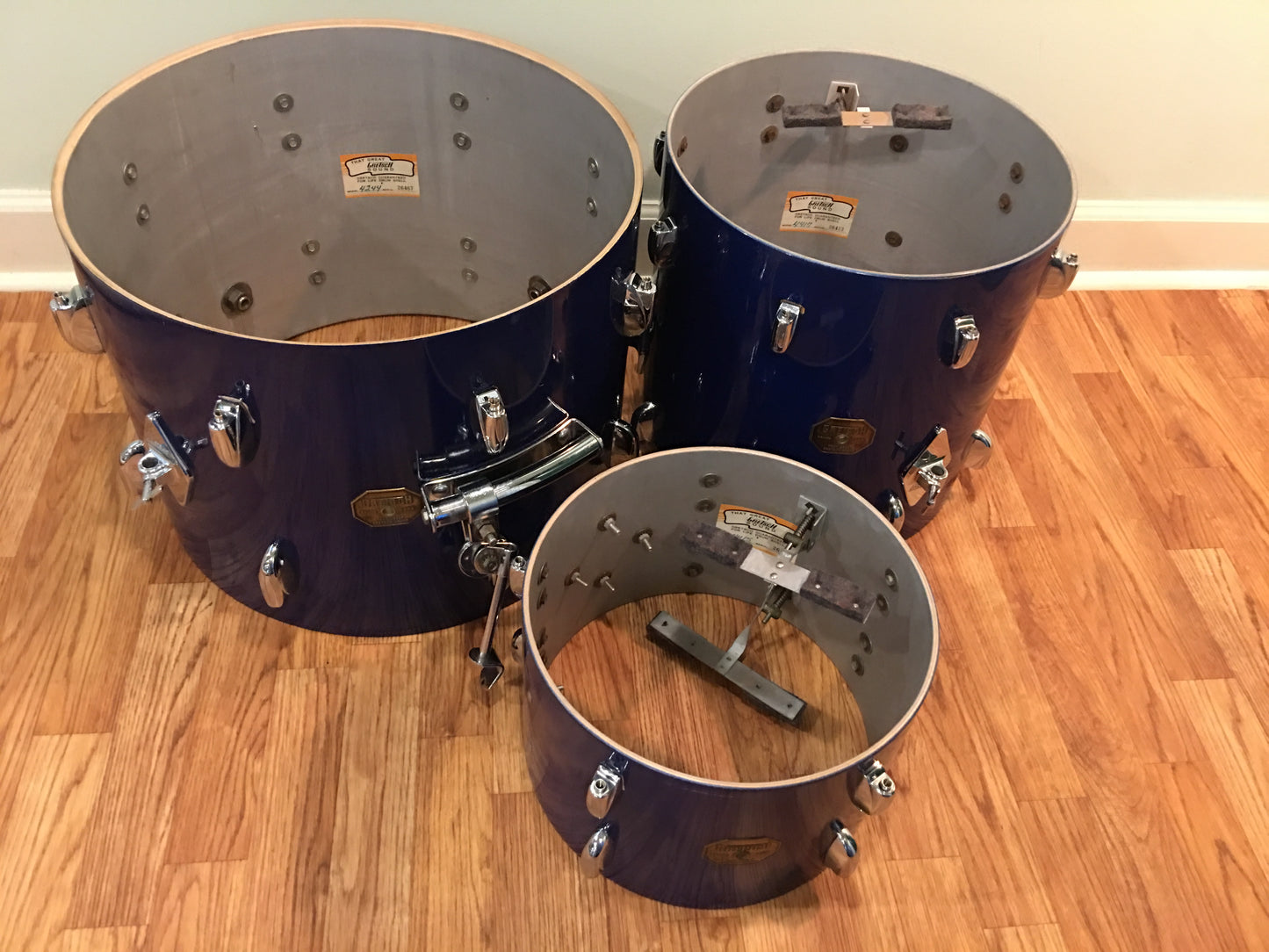 Gretsch Bop Set Blue Stop Sign Badge