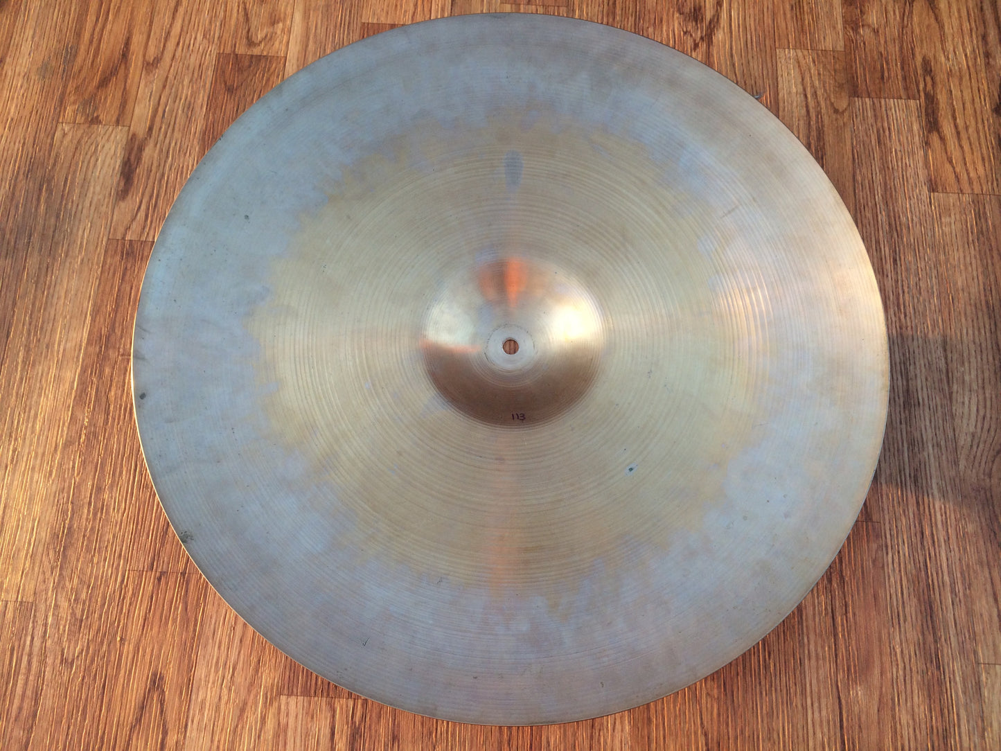 22" Zildjian A 1960's Ride Cymbal 3138g #113