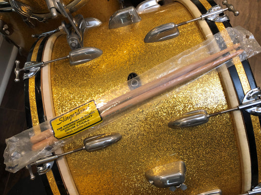 1960s N.O.S. Slingerland Sonny Igoe 18A Wood Tip Drum Sticks w/ Original Bag