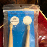 N.O.S. Mike Balter LB5 Louie Bellson Jingle Stick Drum Stick Mallets w/ Original Packaging