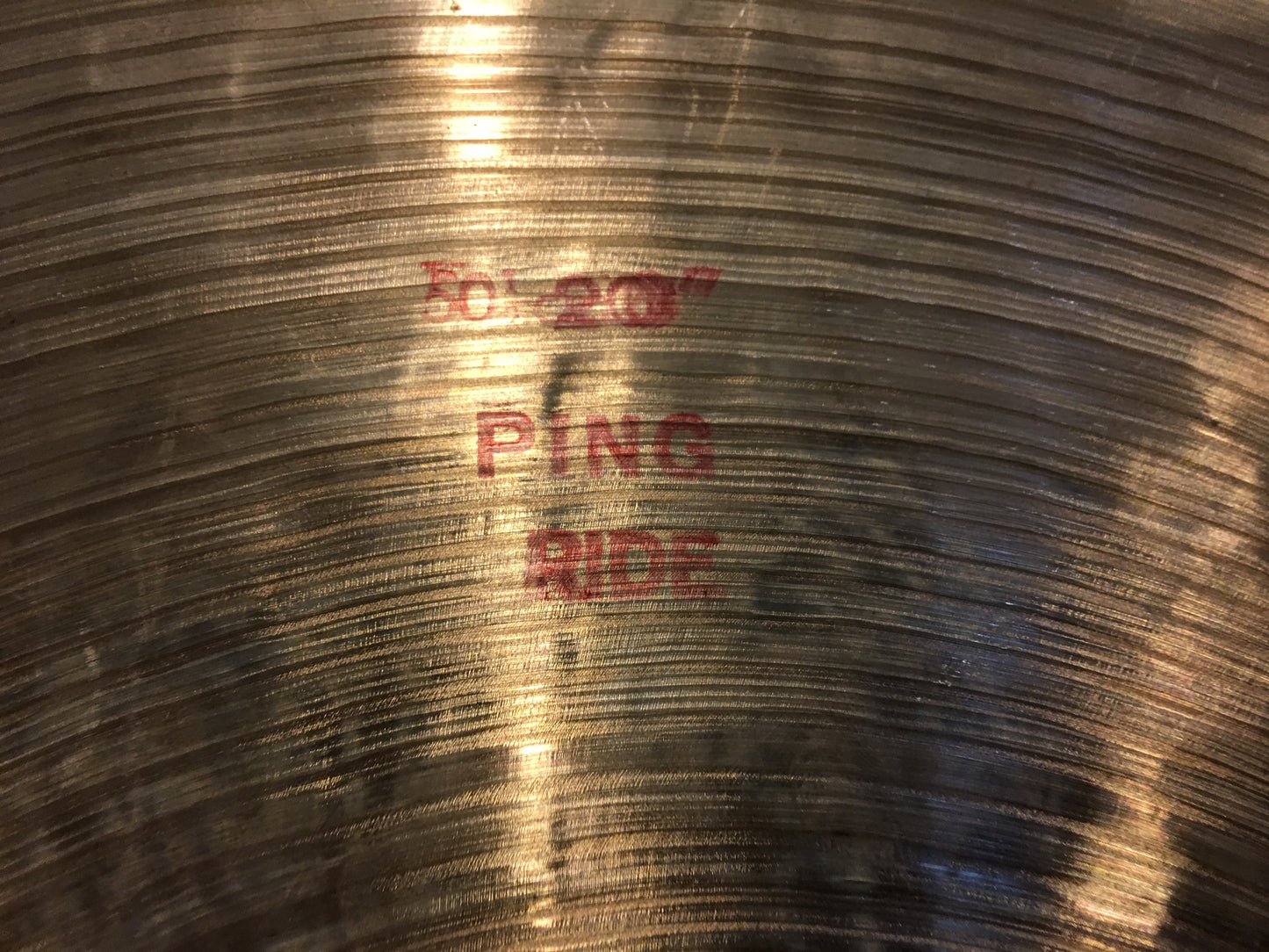 20" Istanbul Pre Split Turkish Ping Ride Cymbal 3192g
