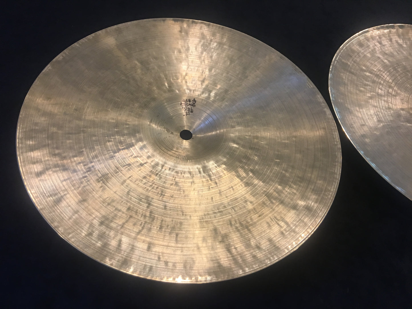 14" K Zildjian Istanbul Hi-Hat Cymbals New Stamp 790/798g #472