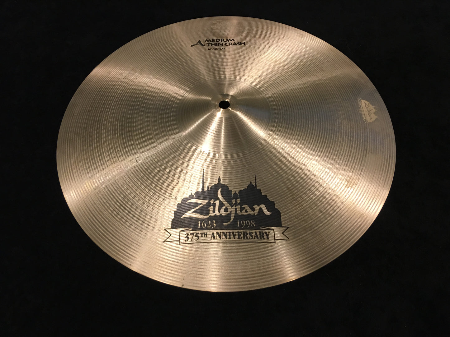 16" Zildjian A Crash Cymbal 375th Anniversary 1998 NOS 1184g