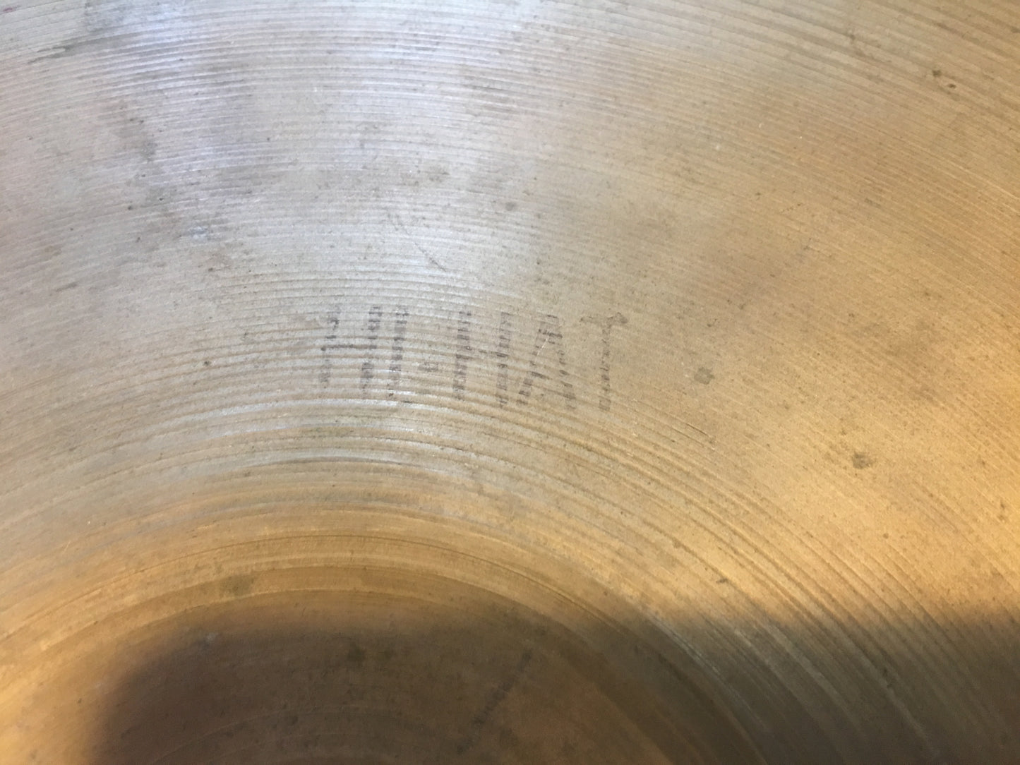 14" Zildjian A Trans Stamp Hi Hat Cymbal Pair 652/732g #378