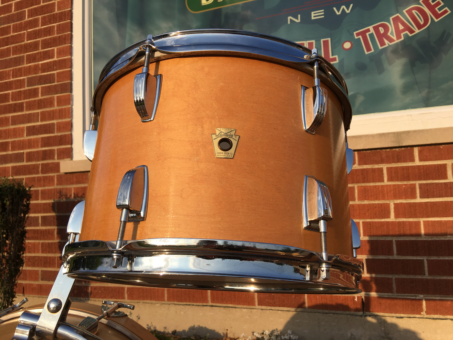 1967 Ludwig Thermo-Gloss Natural Maple Bop Drum Set 18/12/14