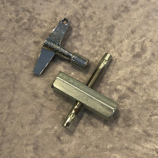 Vintage Ludwig Drum Tuning Key and Rail Consolette Hex Wrench Key
