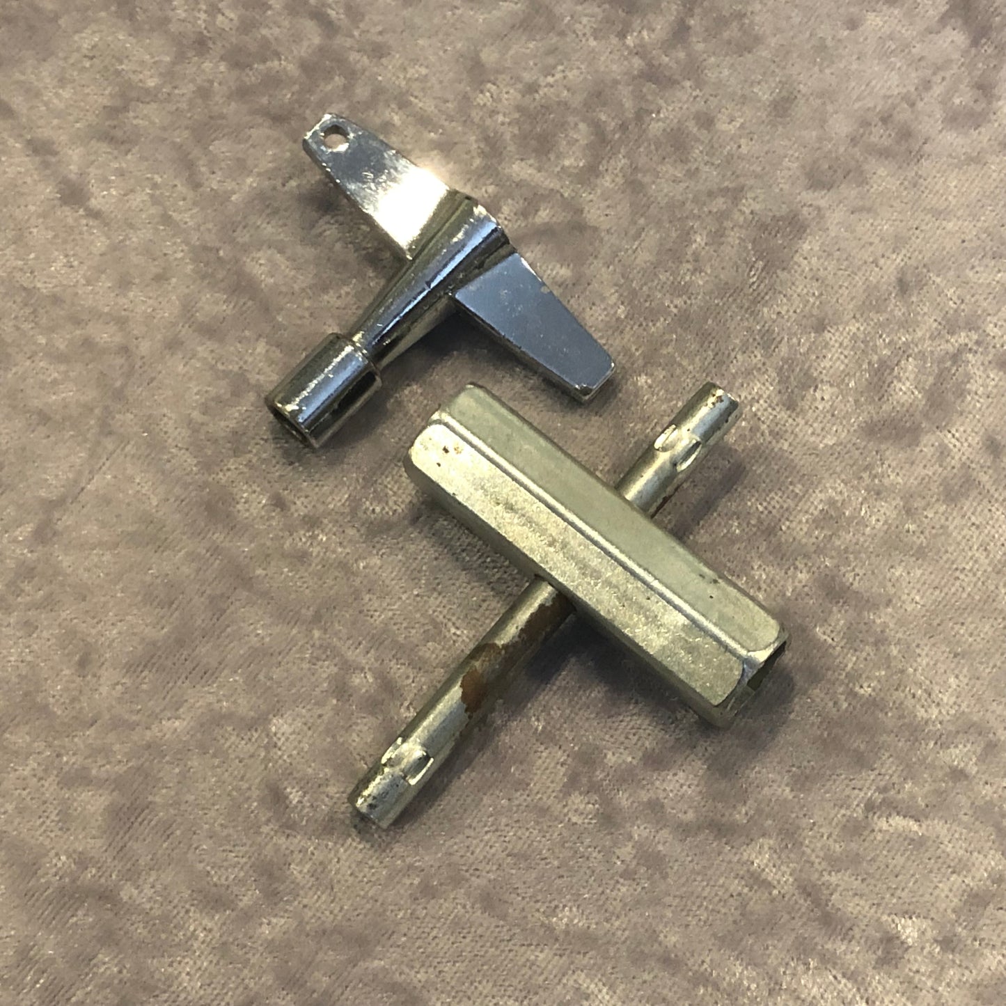 Vintage Ludwig Drum Tuning Key and Rail Consolette Hex Wrench Key