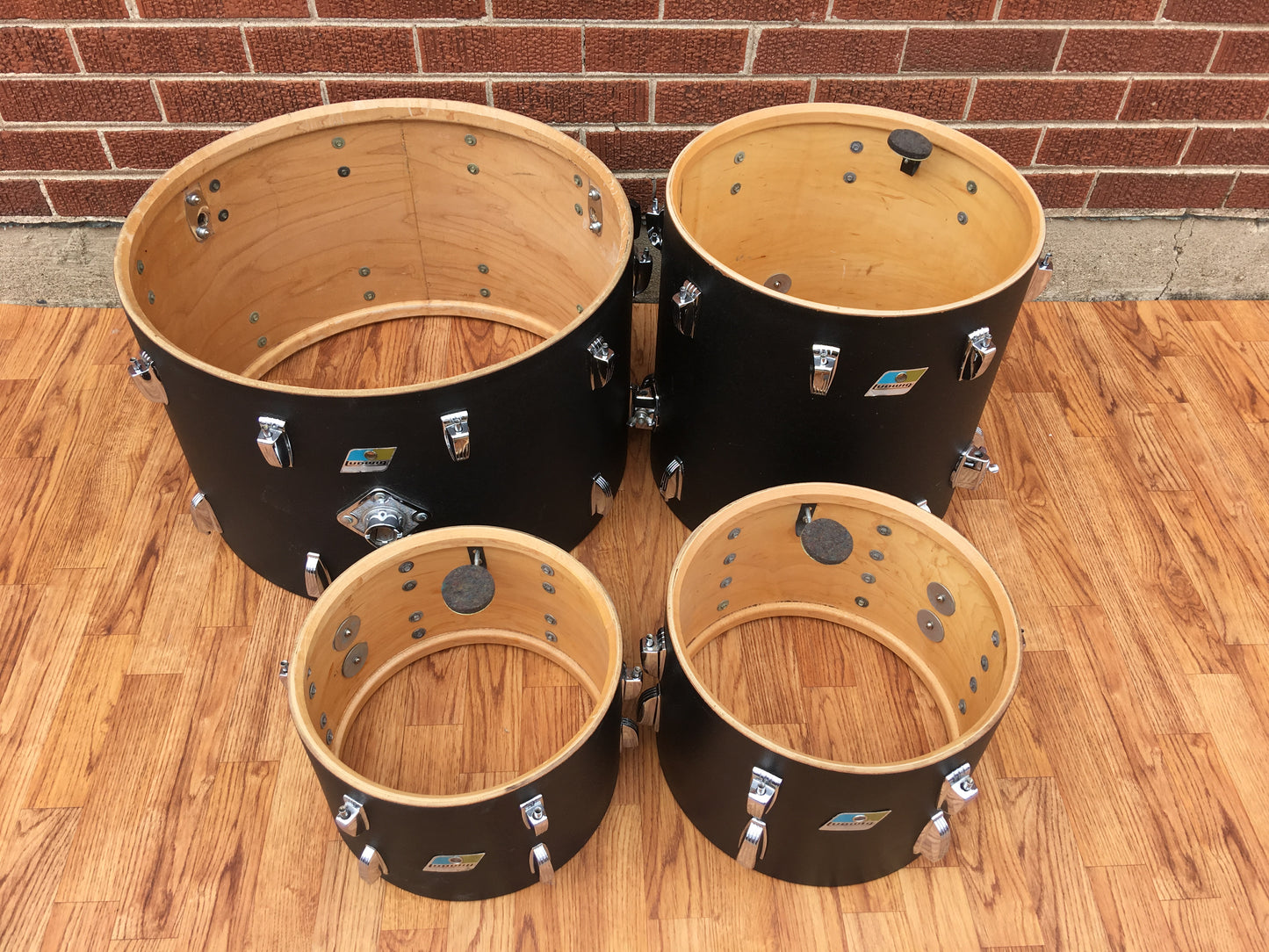 1970 Ludwig Black Panther Hollywood Drum Set