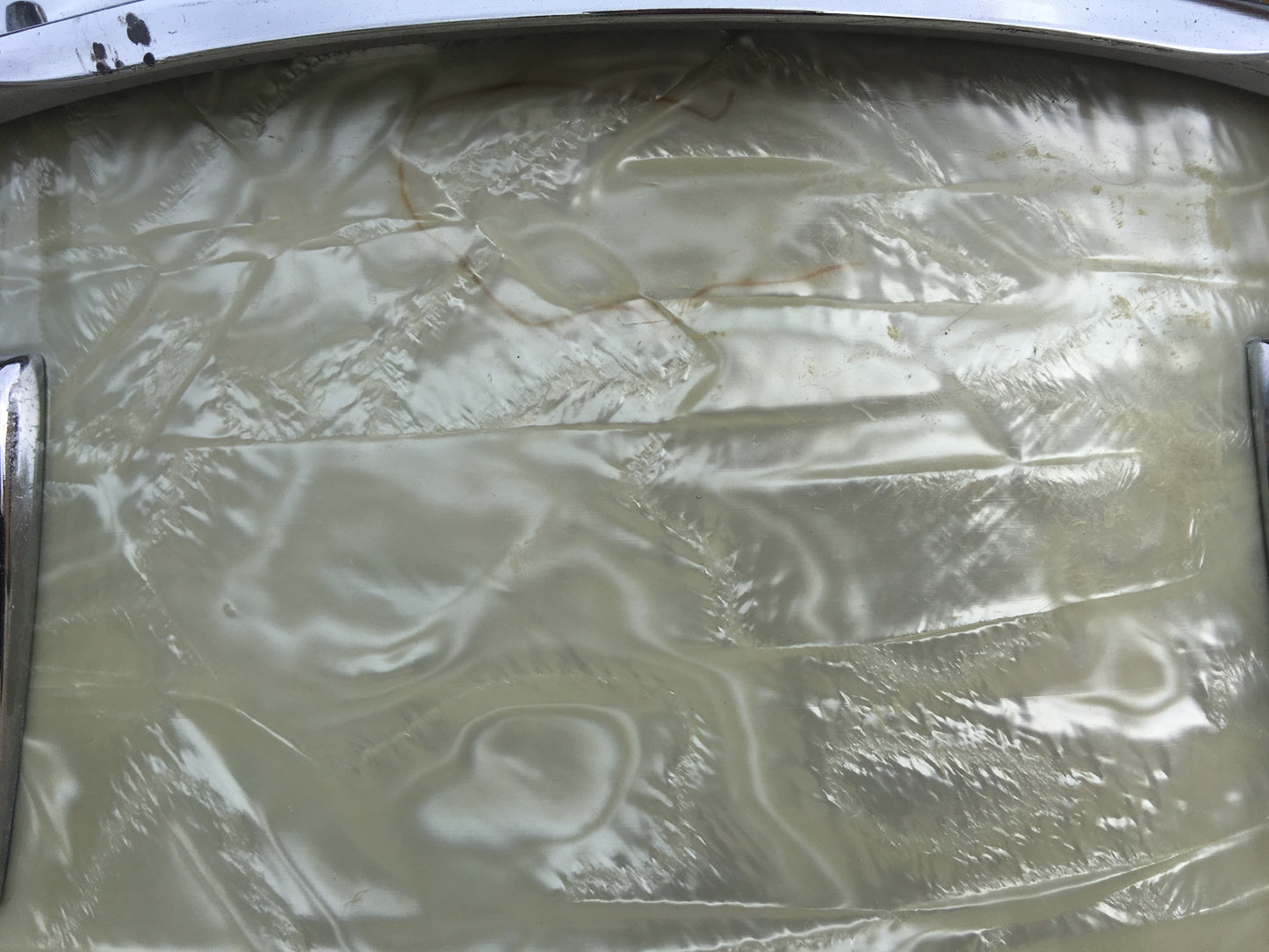 1960's Ludwig 9x13 White Marine Pearl Super Classic Tom Drum