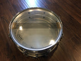 1965 Ludwig Acrolite 5x14 Keystone Snare Drum COB Hoops
