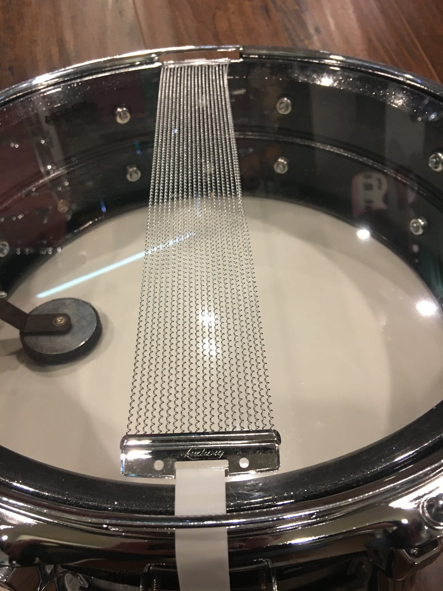 Ludwig Black Galaxy 5x14 Blackrolite Snare Drum