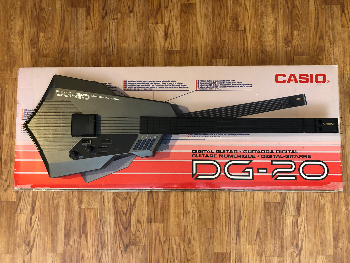 Vintage 1980s Casio DG-20 Digital Guitar Synthesizer