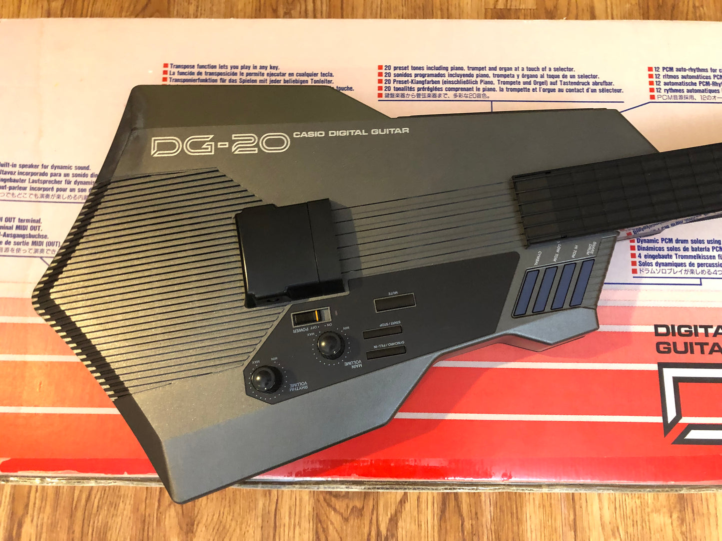 Vintage 1980s Casio DG-20 Digital Guitar Synthesizer