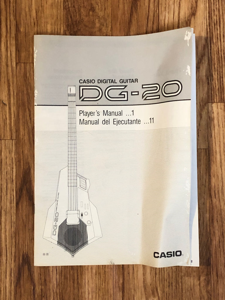 Vintage 1980s Casio DG20 Digital Guitar Synthesizer Drugan