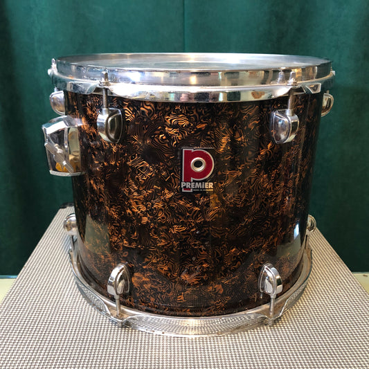 Premier 11x13 Tom Drum Brown Swirl