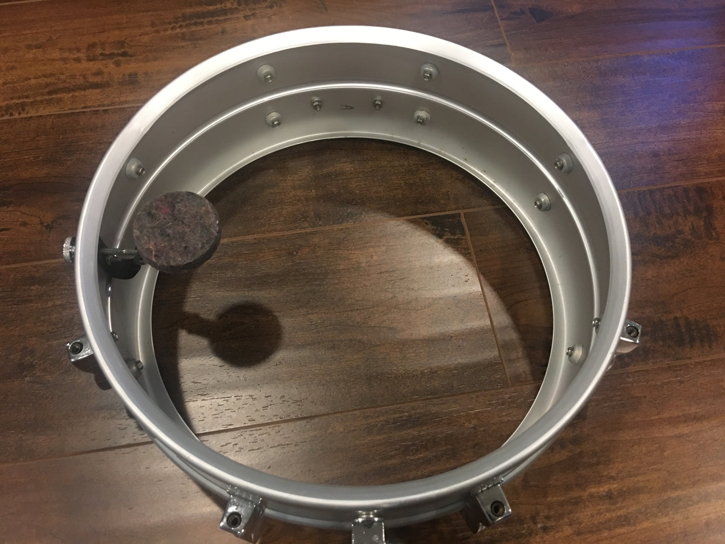 1970s Ludwig Acrolite Blue & Olive Snare Drum 5x14