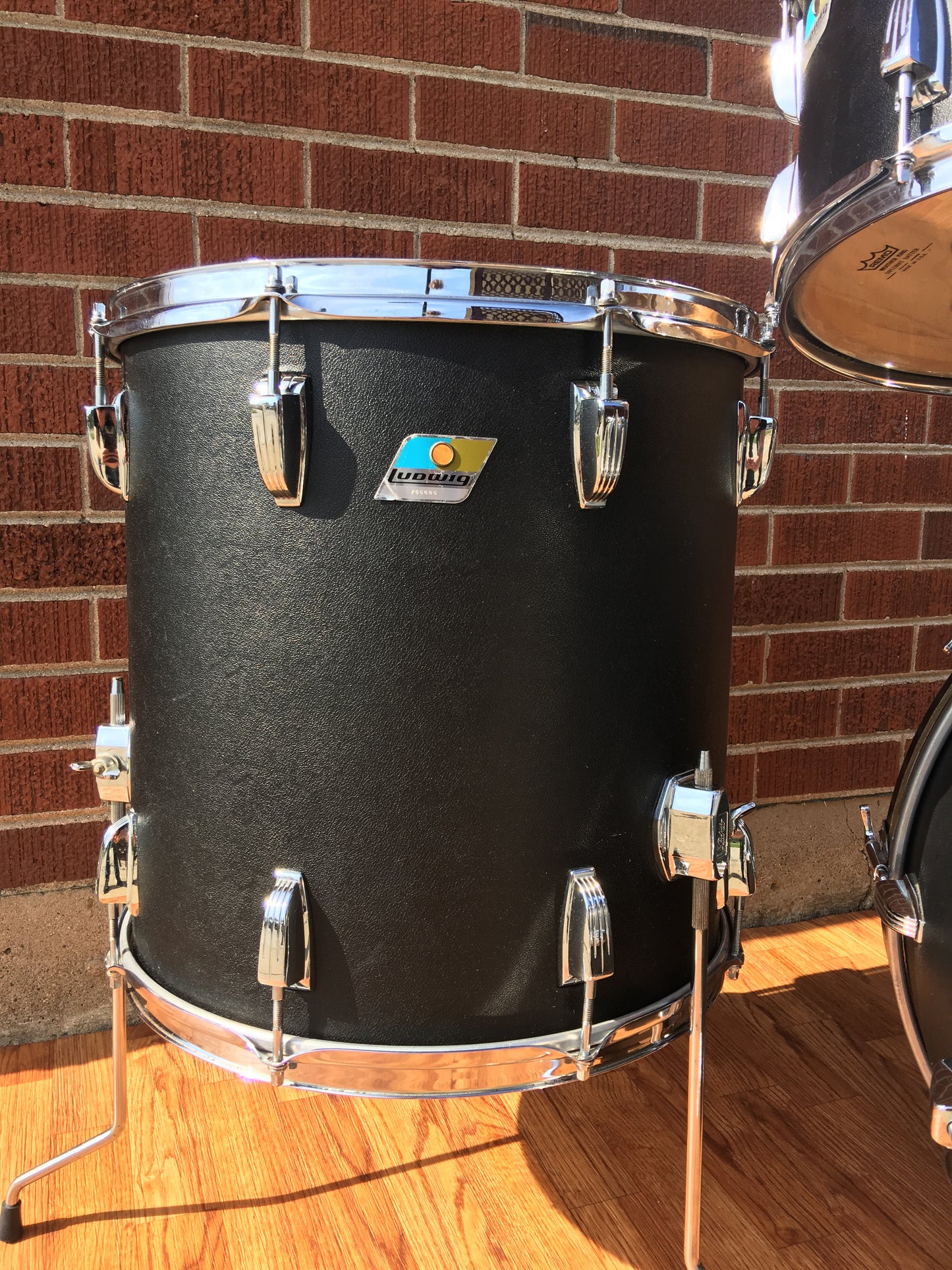 1970 Ludwig Black Panther Hollywood Drum Set