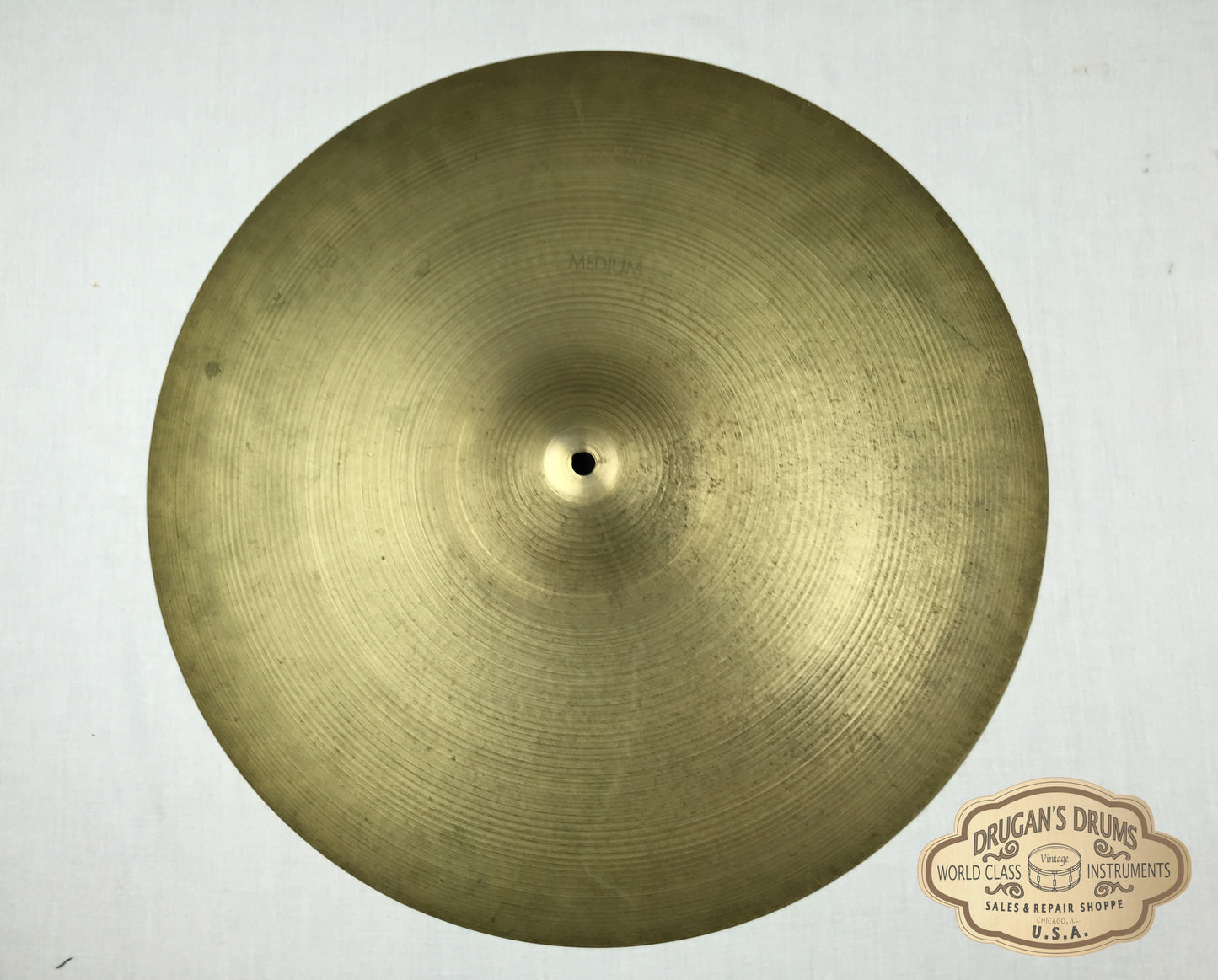 20" Zildjian A 1960's "Medium" Ride Cymbal 2090g #159