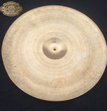 22" 1950's Zildjian Large Block Stamp Ride Cymbal 2678g #153