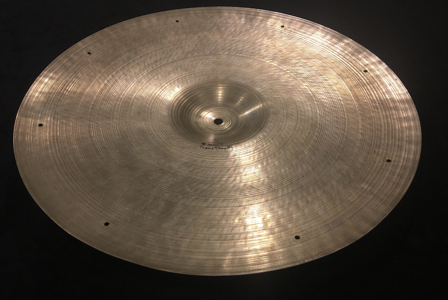 18” Zildjian A Type III Trans Stamp Ride Cymbal w/ Rivets 1951-1952 1800g - #10