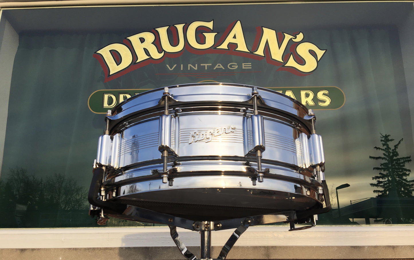 Rogers 1960s 5"x14" 7-Line Dynasonic Snare Drum