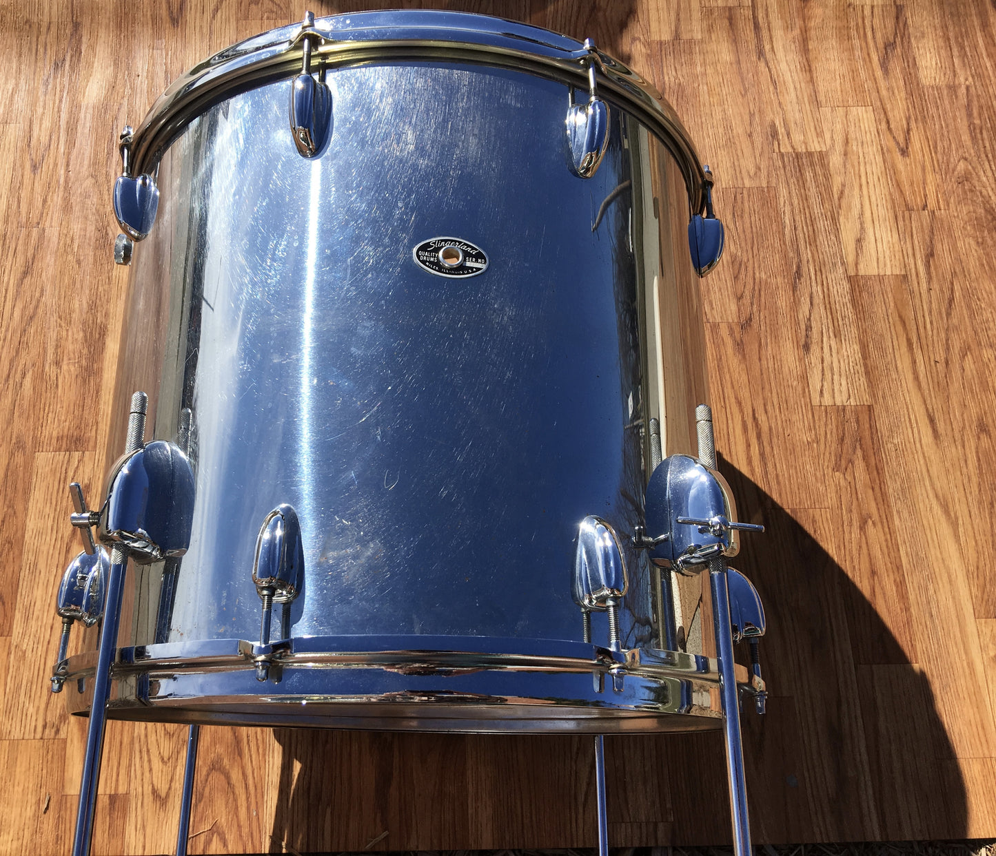 Slingerland Early '70s Super Rock Outfit No.51N Chrome Over Wood