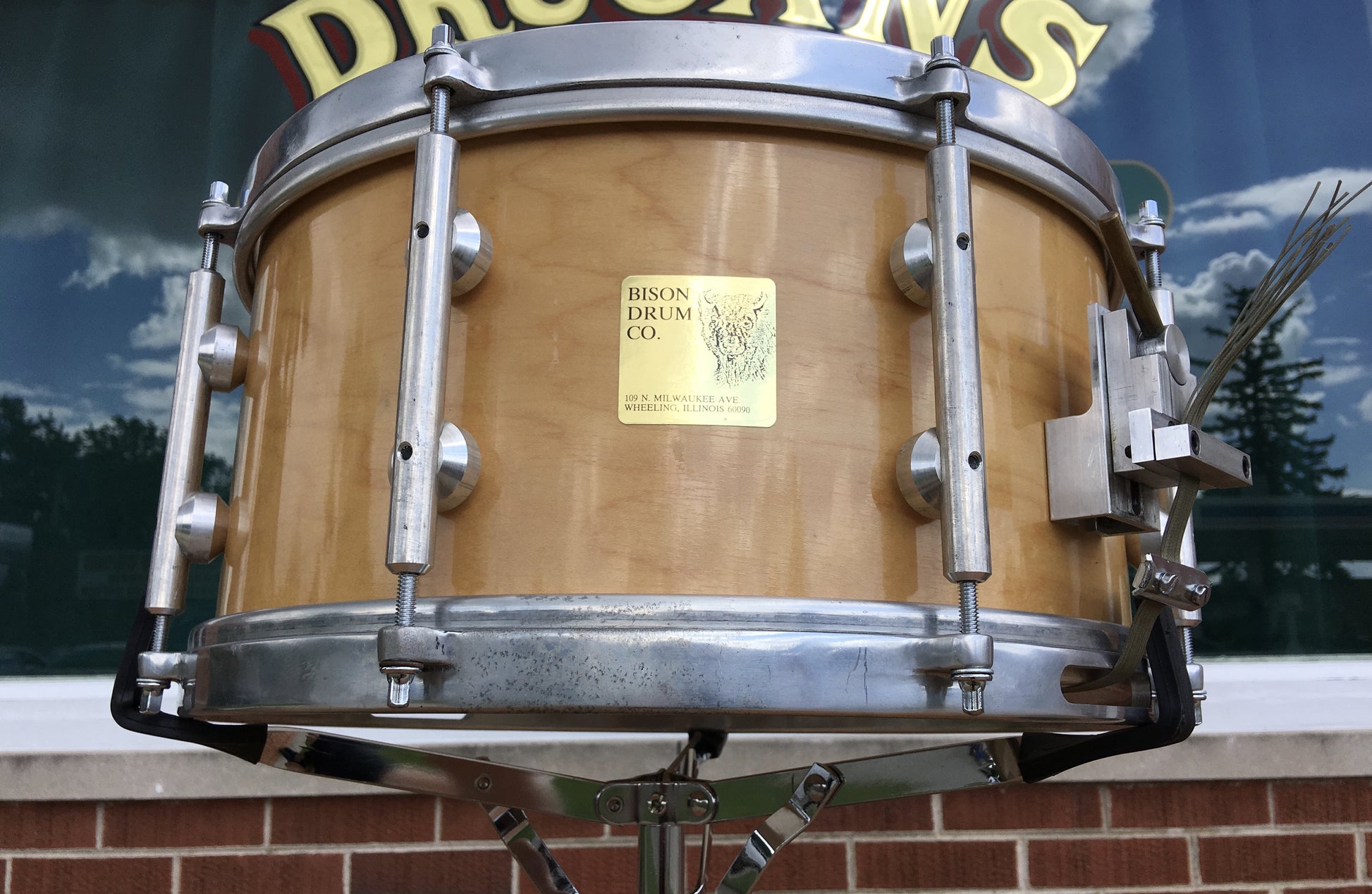 Bison snare drum top