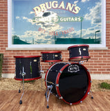 Kumu "All Birch Custom" Drum Set - Stunning one-off NAMM Set - Black Brocade