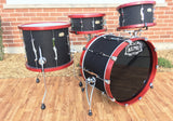 Kumu "All Birch Custom" Drum Set - Stunning one-off NAMM Set - Black Brocade