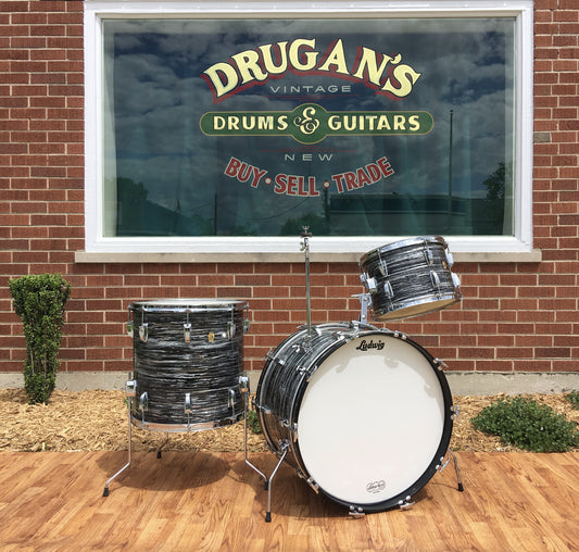 Ludwig Keystone 1960s Oyster Black Pearl Super Classic Drum Set
