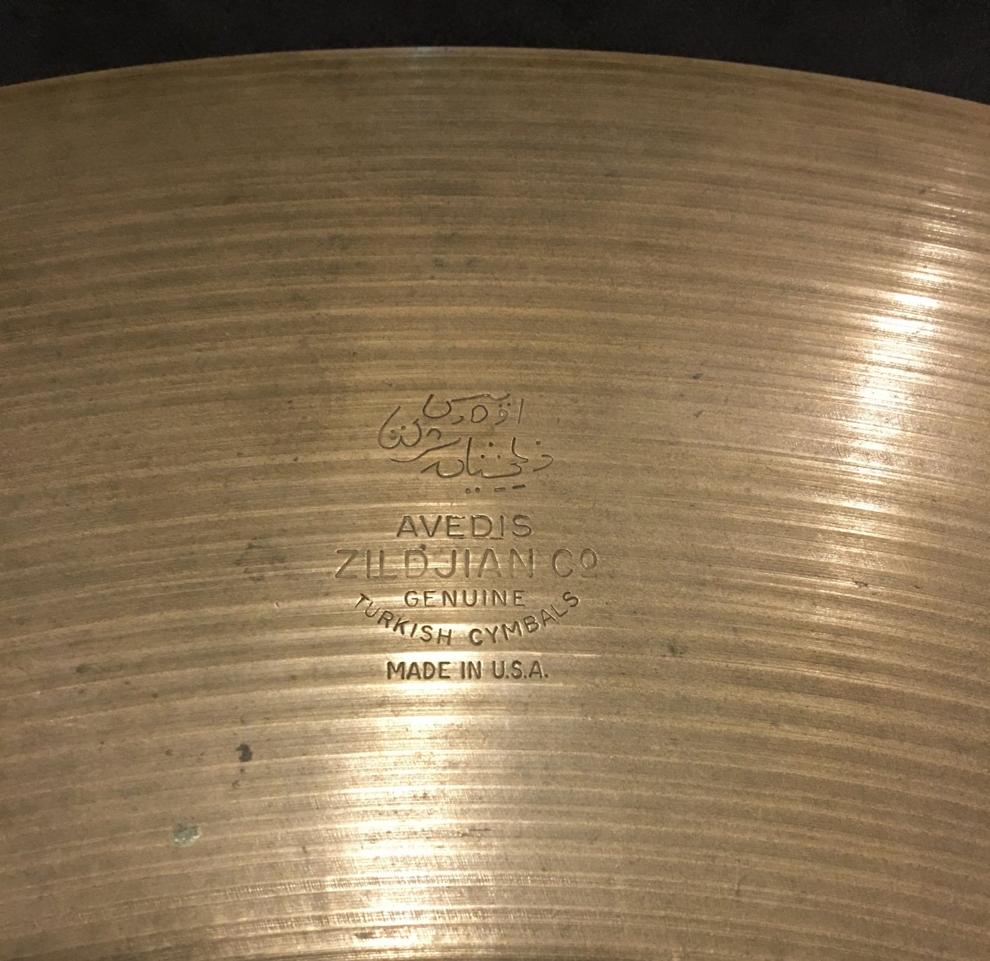 24" 1960s Zildjian A Ride Cymbal 3248g #461