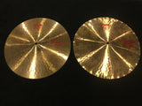 15" Vintage 1982 Paiste 2002 Sound Edge Red Label Hi Hat Pair 1106g/1226g #476