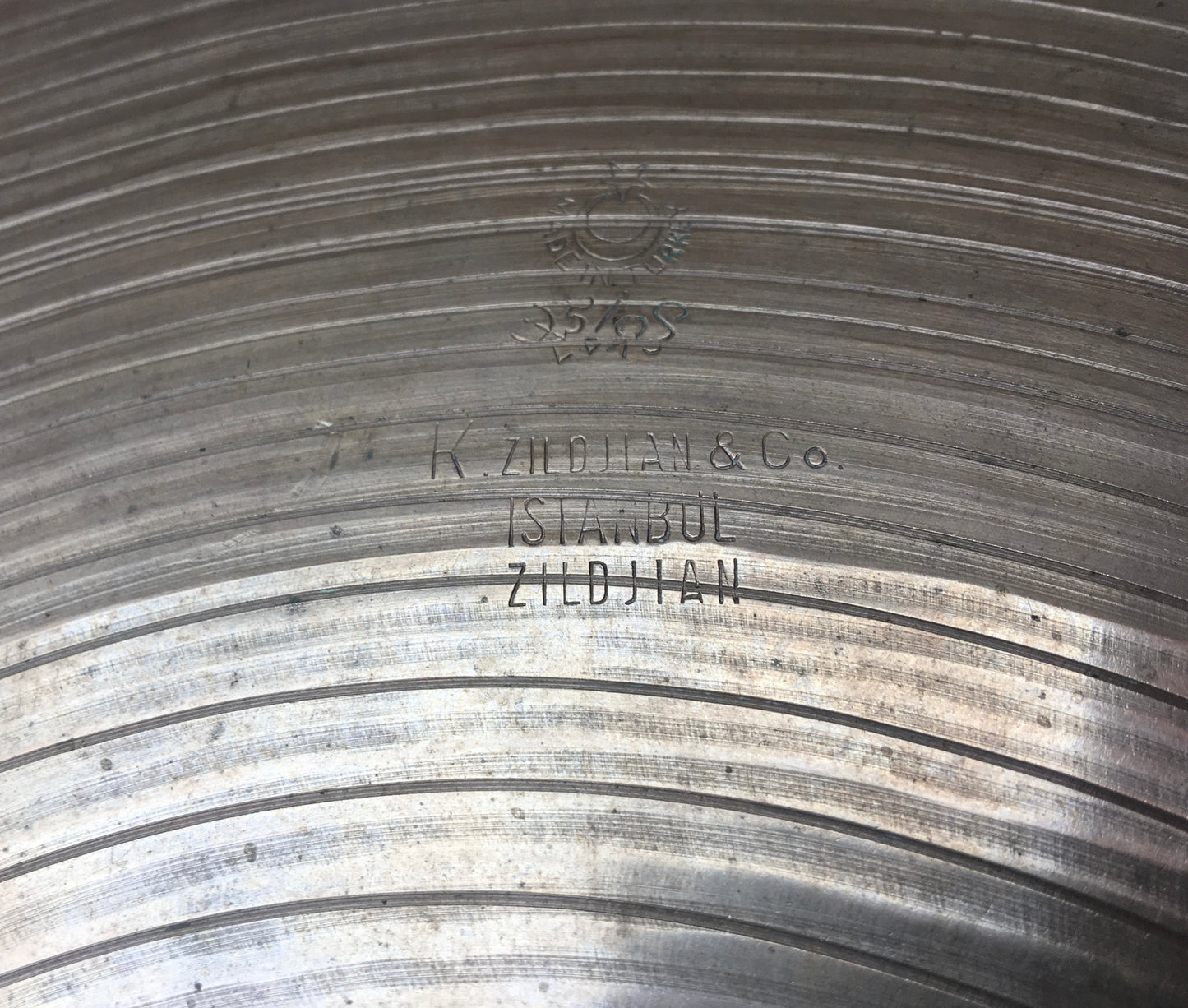 14" Vintage Zildjian K Istanbul Hi-Hat Cymbals 844g/936g #483