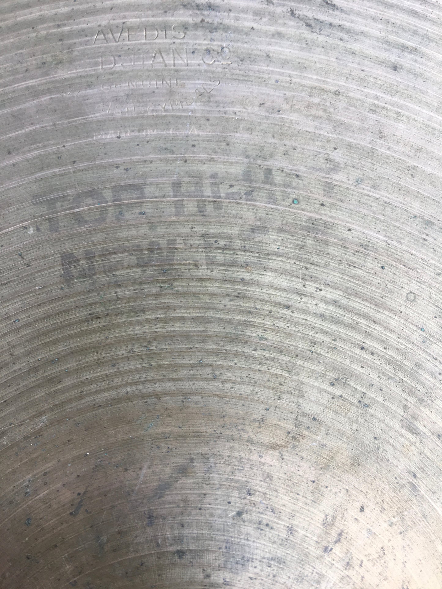 16" Zildjian New Beat Ink Stamp Hi Hat Top Single Rare