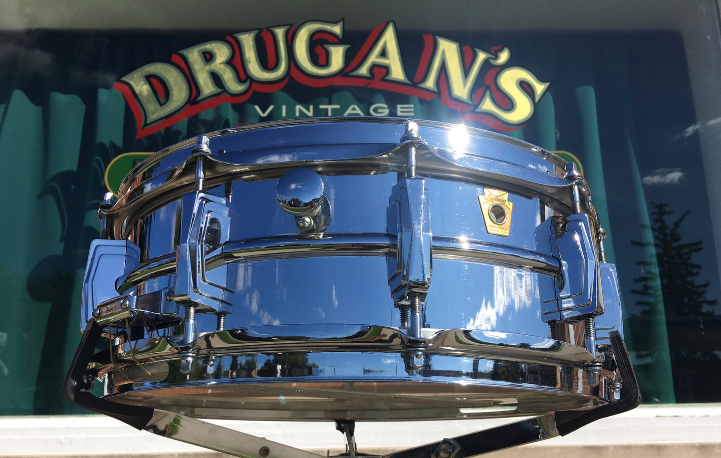 Vintage 1969 Ludwig Supraphonic Keystone Snare Drum - CLEAN - Excellent!