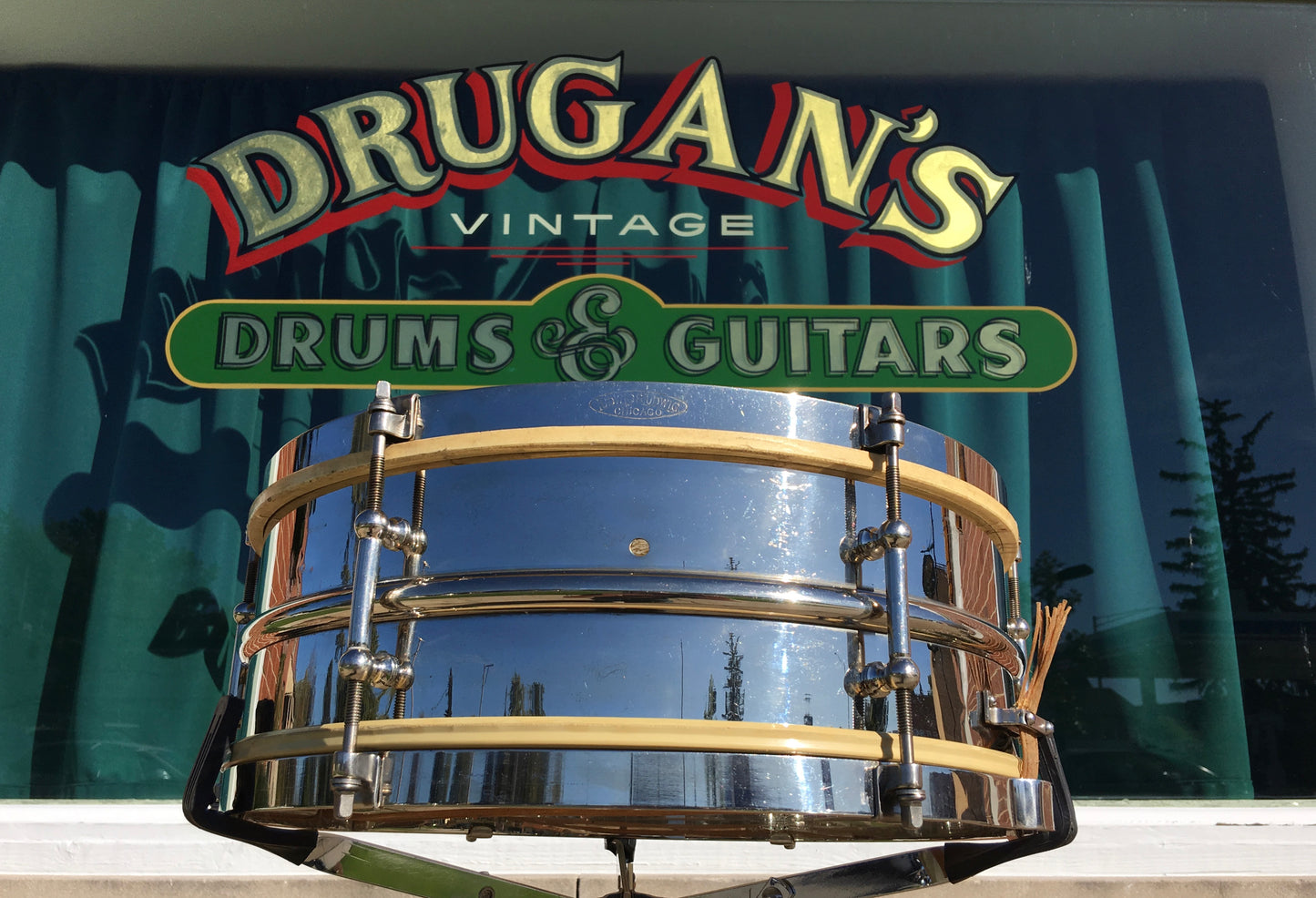 Vintage 1920s 5"x14" Ludwig Universal Model Snare Drum