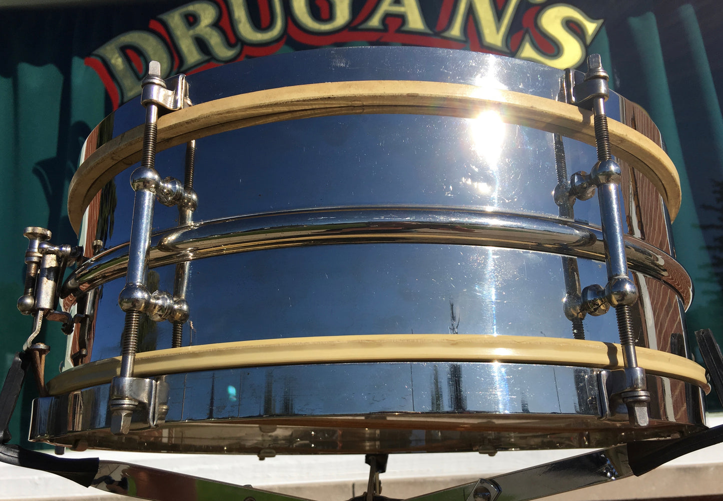 Vintage 1920s 5"x14" Ludwig Universal Model Snare Drum