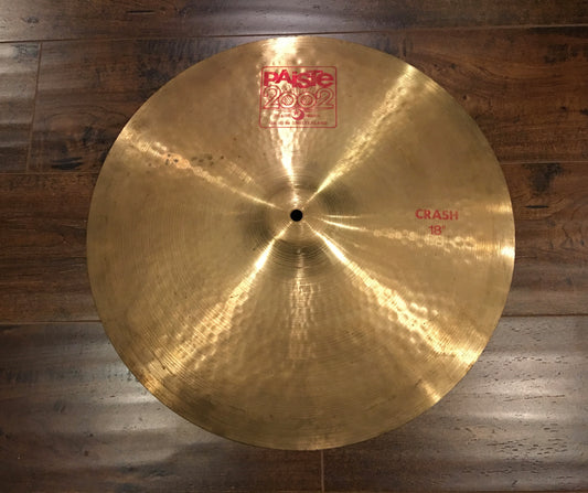 18" Pasite 2002 Crash Cymbal 1983 Red Label 1505g #484