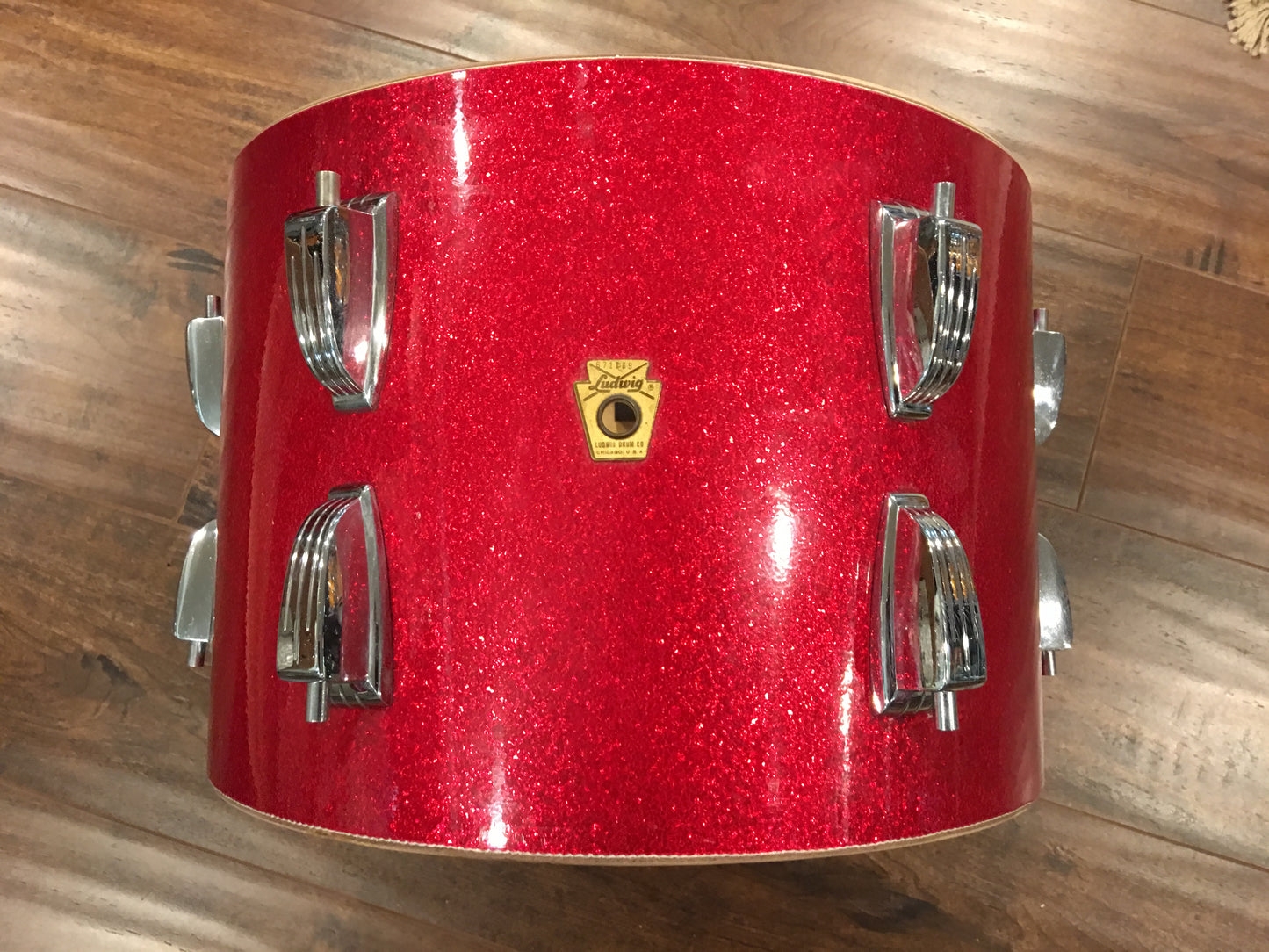 Ludwig 1968 Hollywood Drum Set - Red Sparkle
