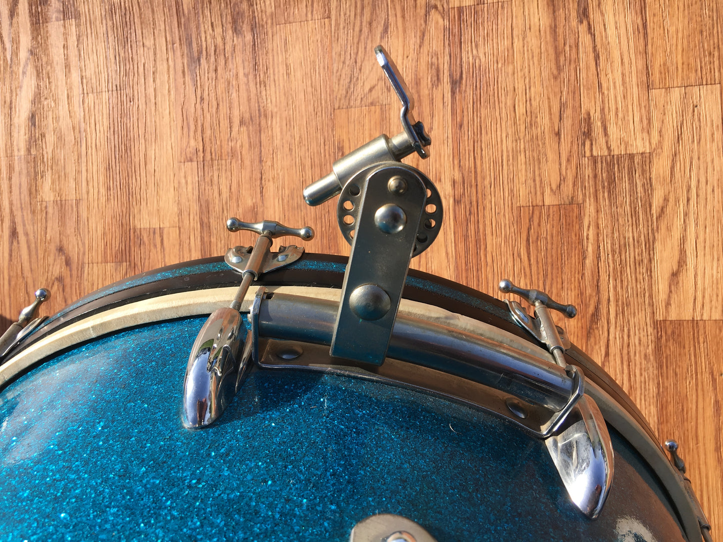Slingerland 1950s Radio King Blue Sparkle Windsor Ensemble 6-N Drum Set