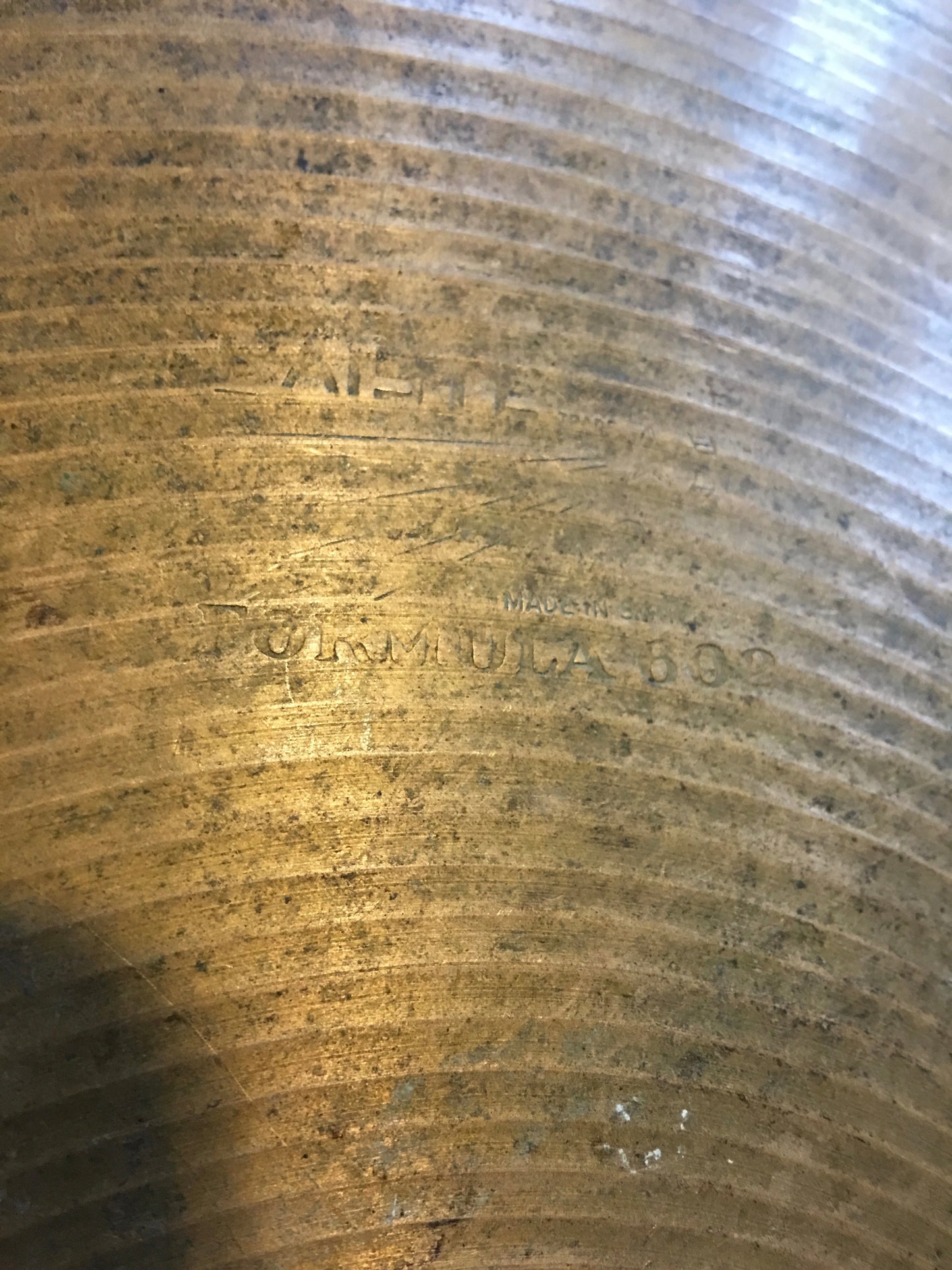 14" Vintage Paiste Formula 602 Pre Serial # Hi Hat Cymbal Single 946g #361