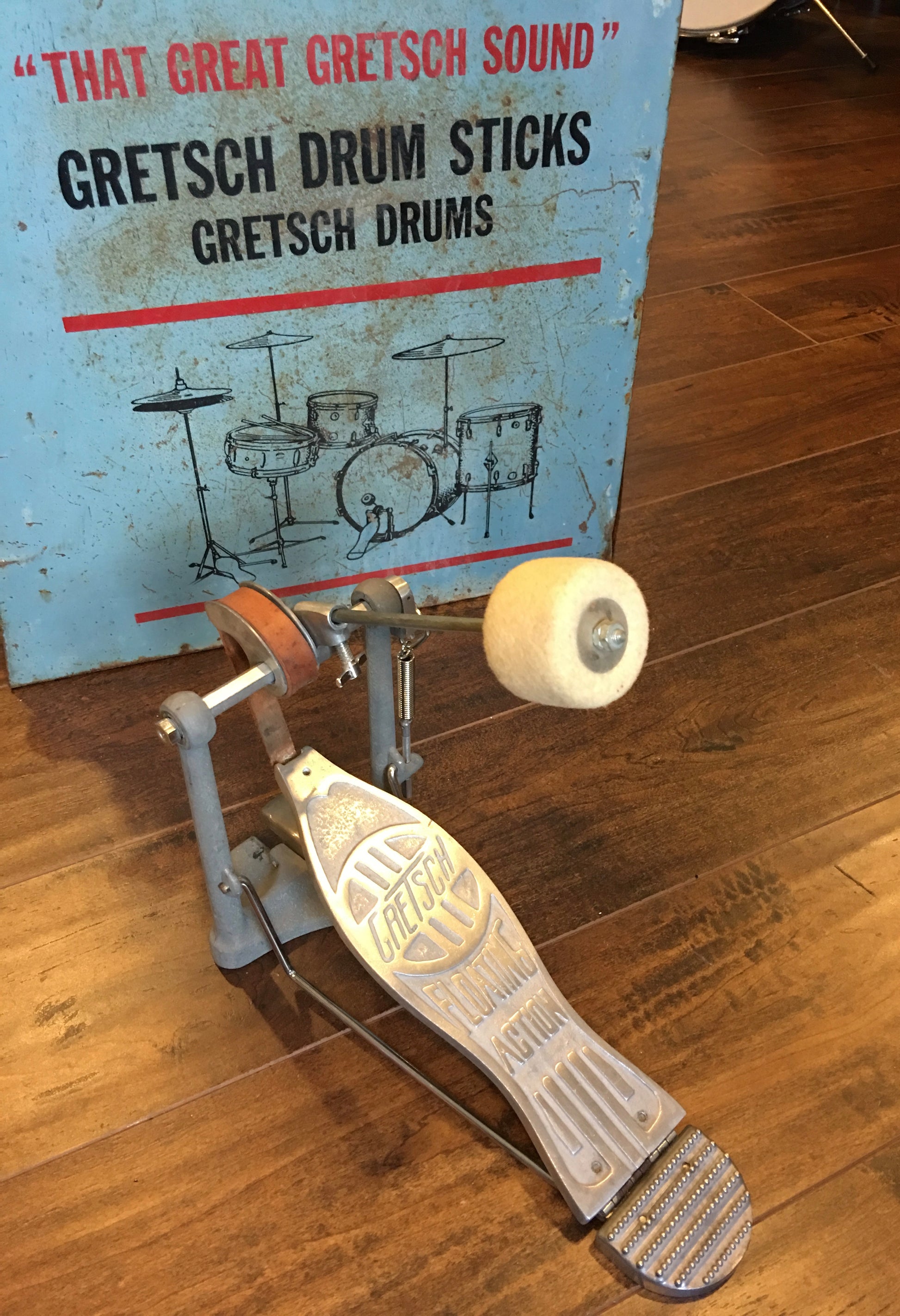 gretsch floating action pedal Gretsch Floating Action Bass Drum Pedal – Drugan's Drums & Guitars