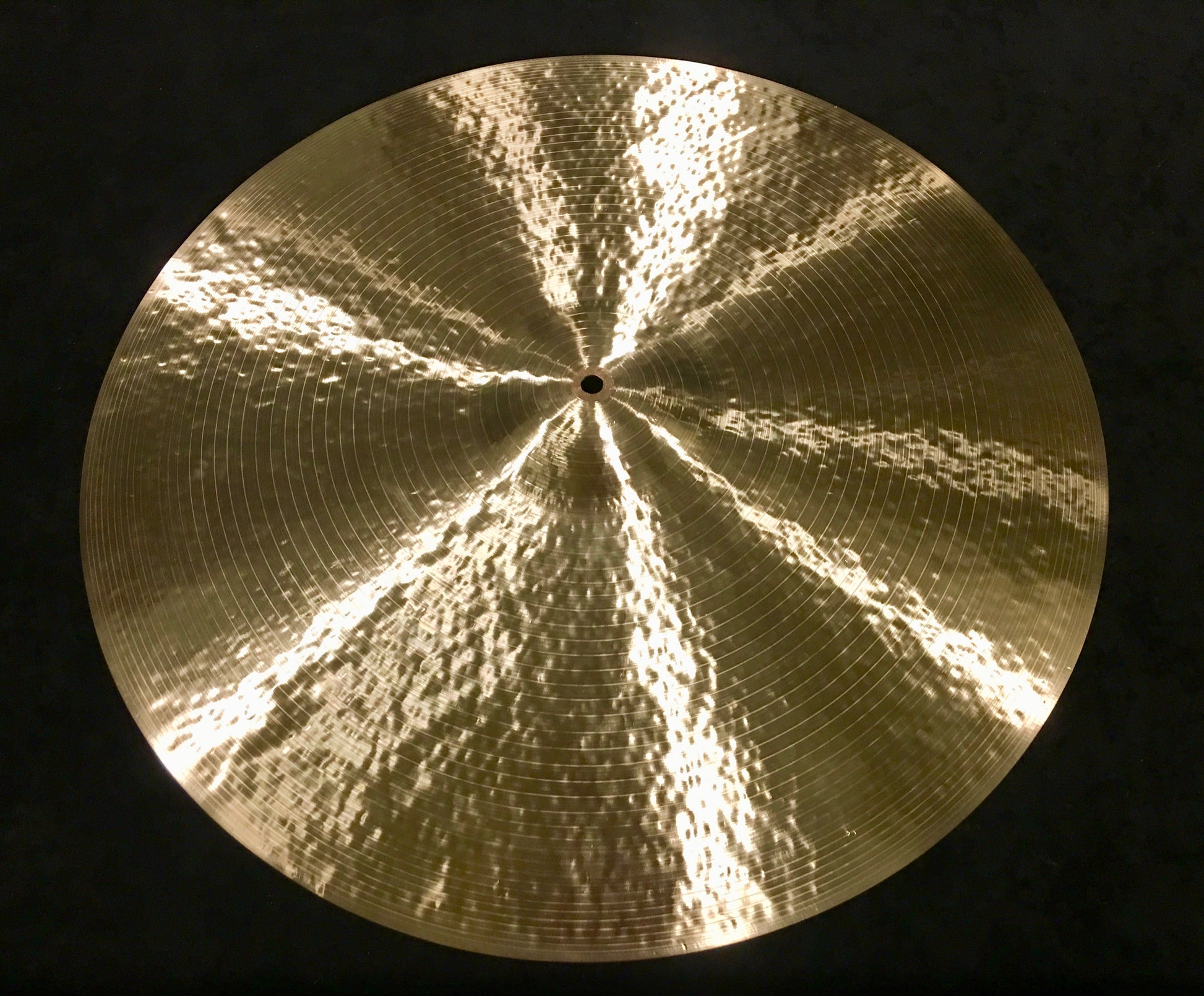24 Craig Lauritsen Rustico Hand Hammered Artisan Ride Cymbal 2616g Drugan s Drums Guitars