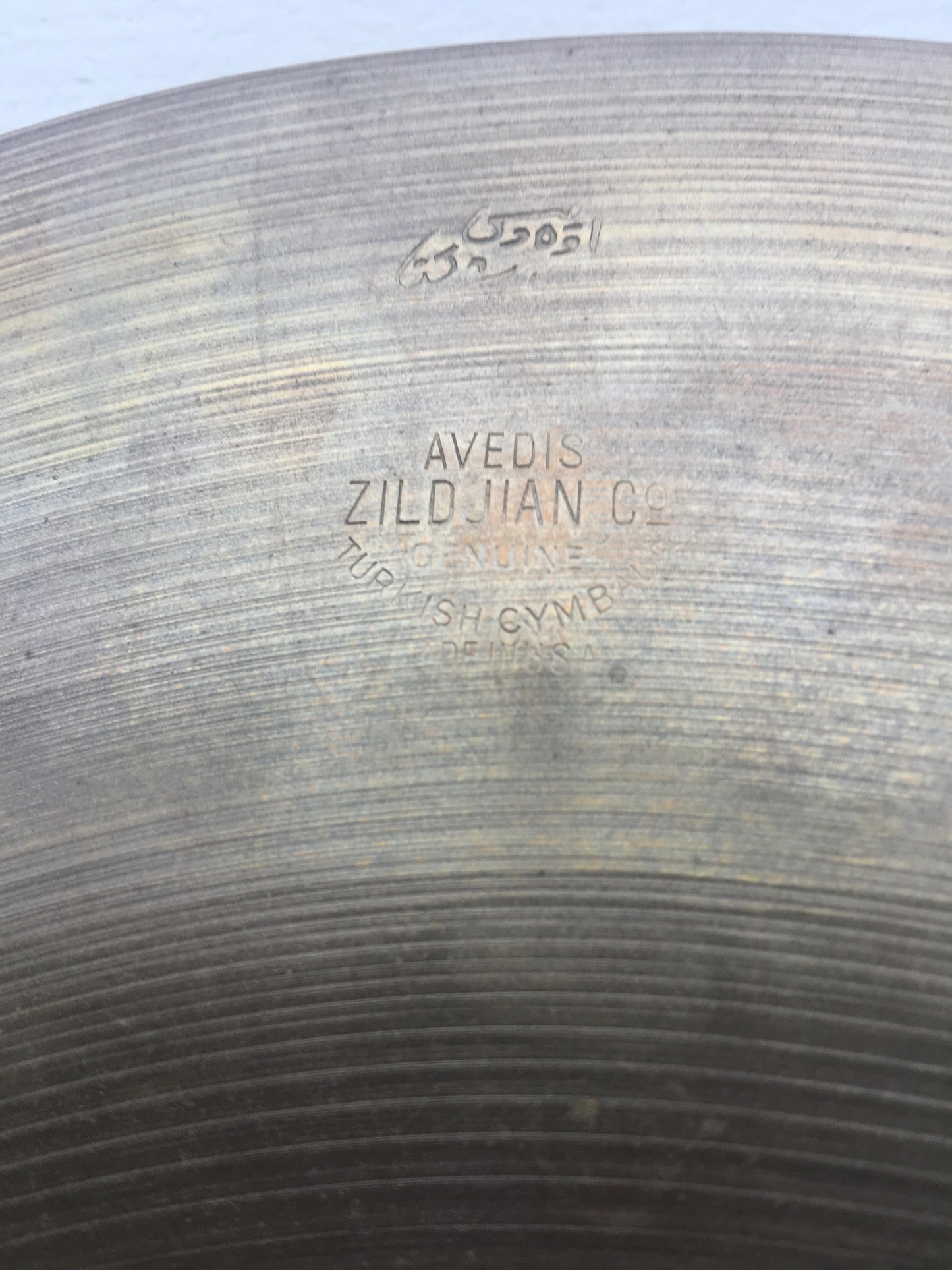13" Zildjian A 1st Stamp 1929-1940 Single Hi-Hat or Splash Cymbal 444g #466