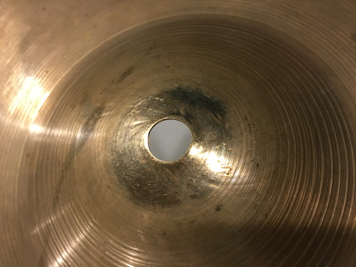 13" Vintage Zildjian A Tran Stamp Hi Hat Cymbal Pair - Light 388/458g #59