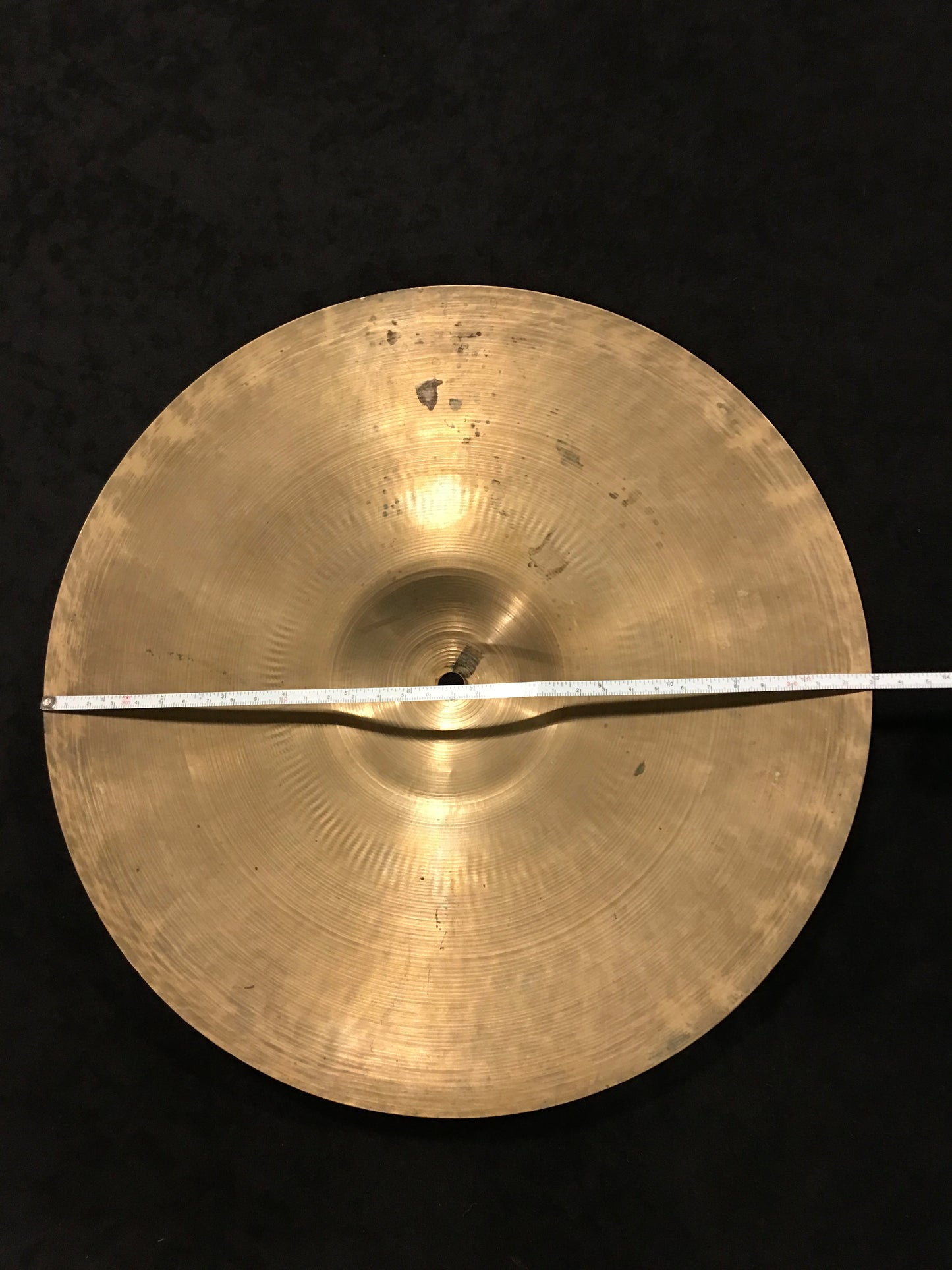 13" Vintage Zildjian Trans Stamp Crash / Hi Hat #353