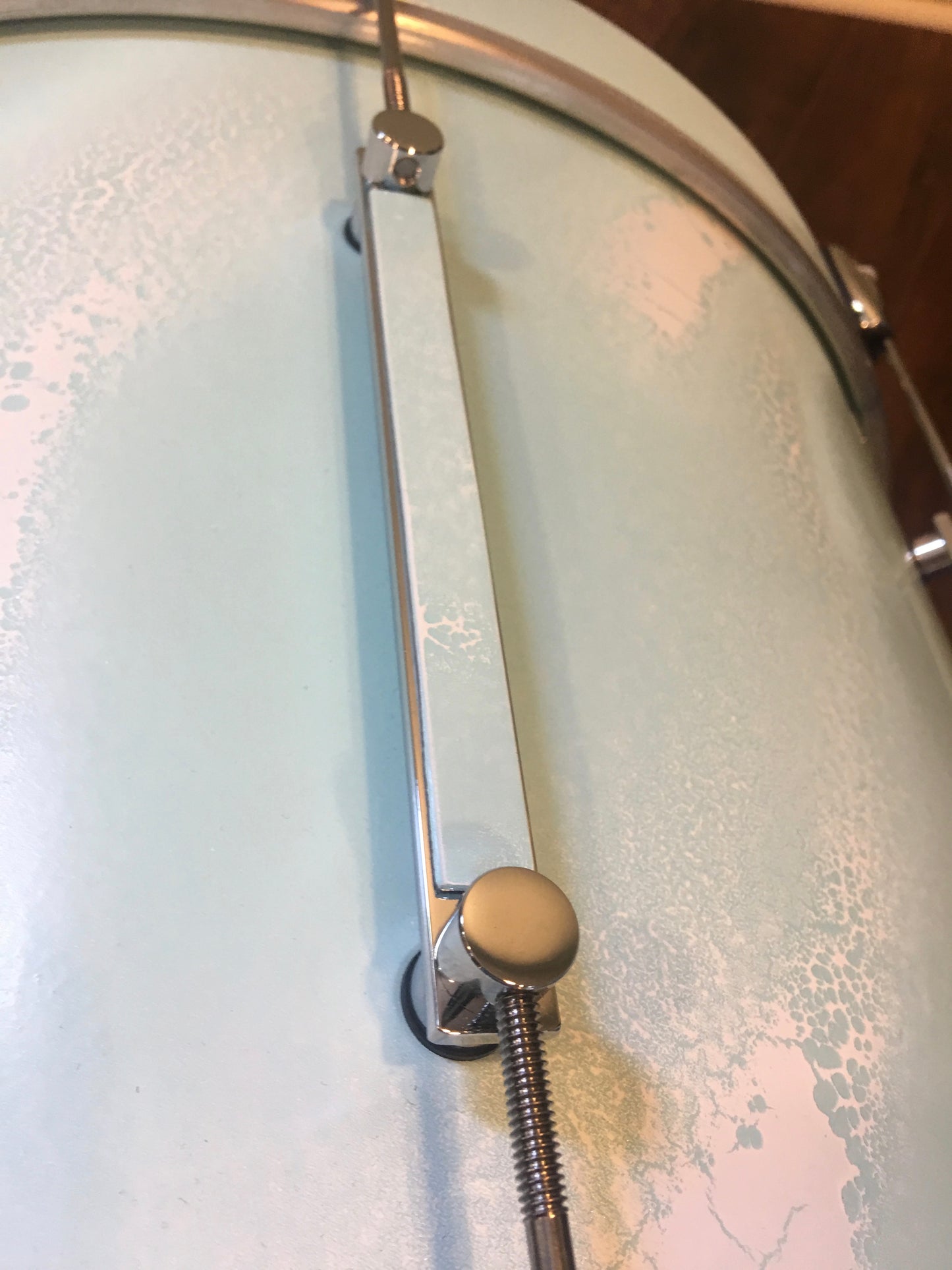 Kumu All Birch Custom One-Off Drum Set in Special Seafoam Finish for NAMM