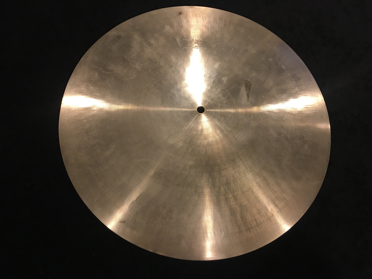 18" Paiste 602 Flat Ride Pre Serial Seven Sound Set Ride Cymbal 1510g RARE! #39